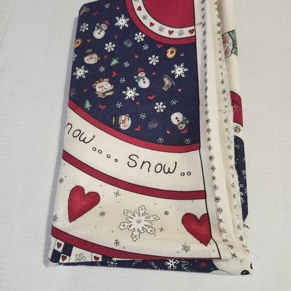 Diana Marcum For Marcus Bros. Snow Buddies Fabric Panels Christmas Tree Skirt - Picture 8 of 8